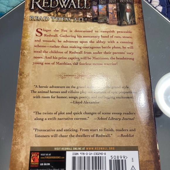 Redwall Mattimeo by Brian Jacques, paperback - Picture 2 of 6
